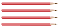 4 pencils
