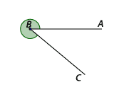 4th diagram shows angle greater than 270 degrees and less than 360 degrees 