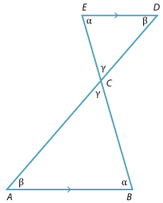 Two triangles